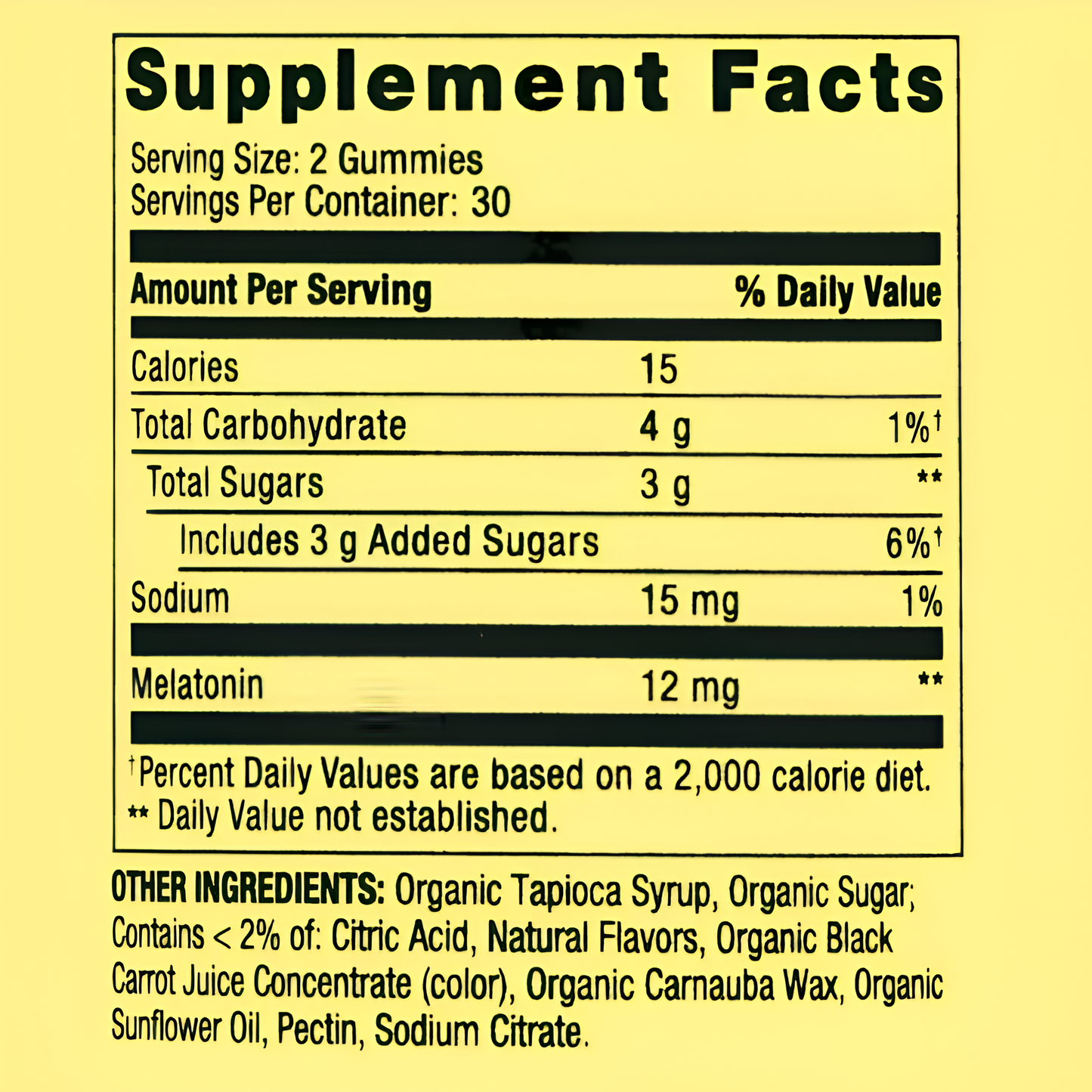 Spring Valley Ultra Strength Melatonina 12 mg 60 gomitas