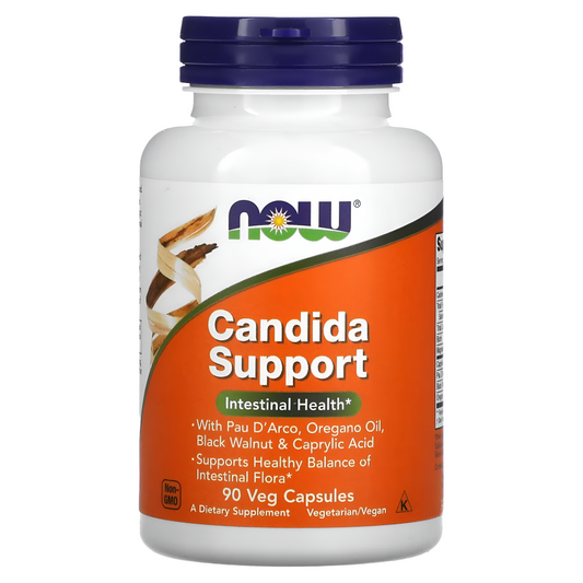 Candida Support - Now -  Cápsulas Vegetarianas