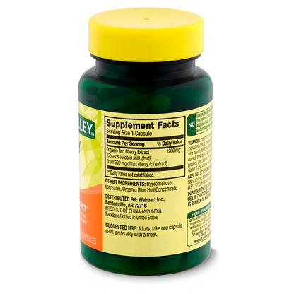 Tart cherry extract 1200mg , 90 capsulas - Spring Valley