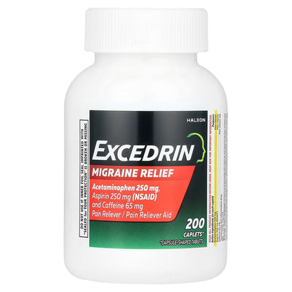 Excedrin Migraña relief, 200 Tabletas