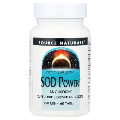 Source Naturals SOD Power 250mg , 60 tabletas