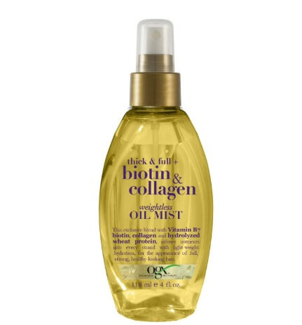 Thick y Full Oil Mist biotina y colágeno para el cabello, 118ml