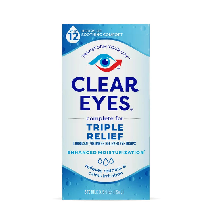 Clear Eyes Triple  alivio  15 ml.