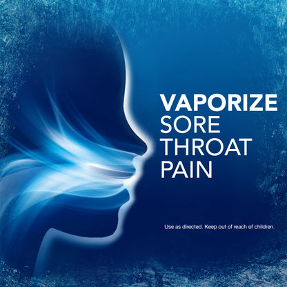 Vicks - VapoCOOL Severe caramelos para el dolor de garganta, mentol, sabor Winterfrost, 45 unidades