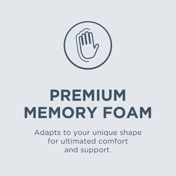 Serenity by Tempur-Pedics - Almohada de espuma viscoelástica de enfriamiento, color blanco