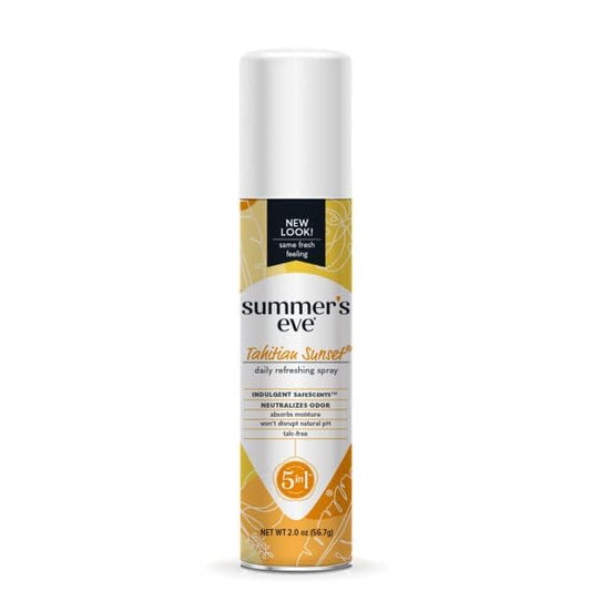 Spray femenino diario Summer's Eve Tahitian Sunset, 56gr.