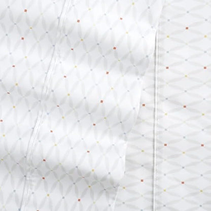 4-Piece Printed Sheet Set - Full/Twin| 17" - Set de Sabanas Frescas y pulidas para maxima suavidad