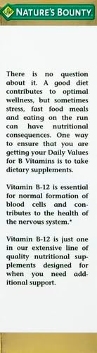 Natures Bounty -  vitamina B-12 Liquido 5000mcg, 59ml