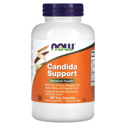 Candida Support - Now -  Cápsulas Vegetarianas
