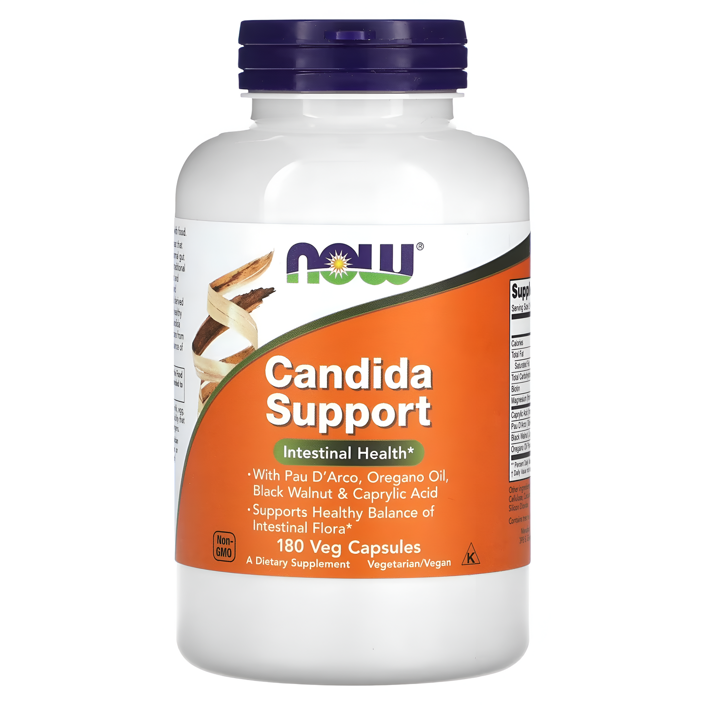 Candida Support - Now -  Cápsulas Vegetarianas