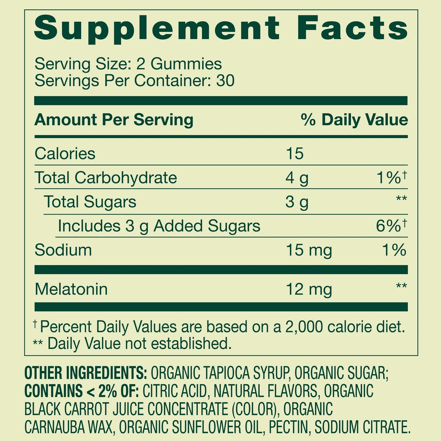 Spring Valley Ultra Strength Melatonina 12 mg 60 gomitas sabor a fresa