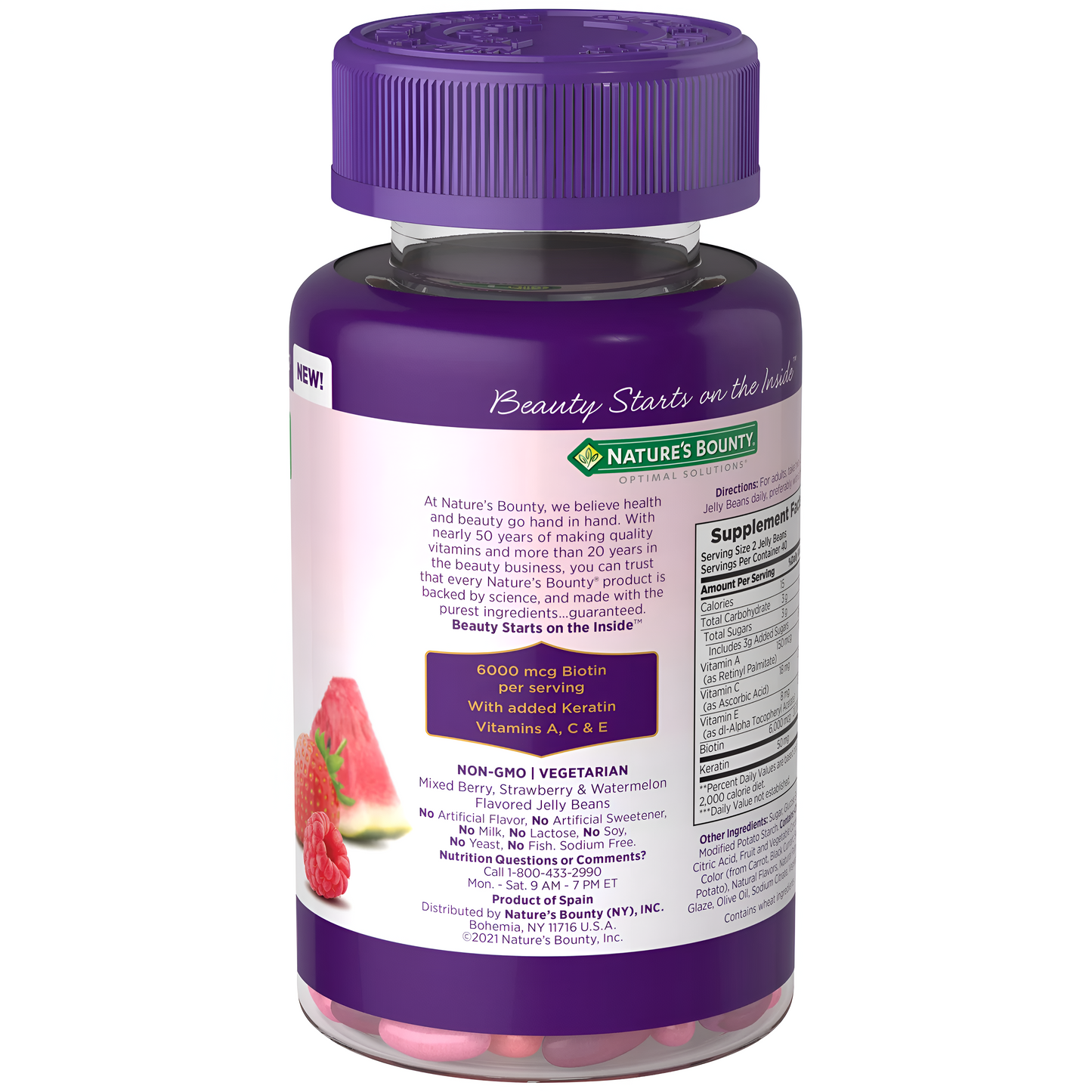 Nature's Bounty Hair, Skin and Nail Biotin 80 gomitas