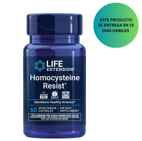 Life Extension Resistente a la homocisteína 60 Capsulas