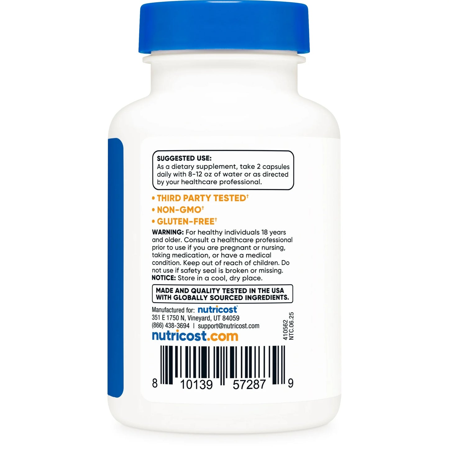 Nutricost - Berberine as Berberine HCI 1,200mg, 60 capsulas