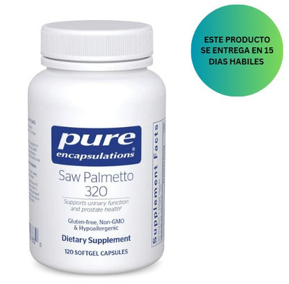 Pure Encapsulations Saw Palmetto 320 - 120 capsulas