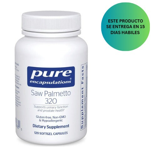Pure Encapsulations Saw Palmetto 320 - 120 capsulas