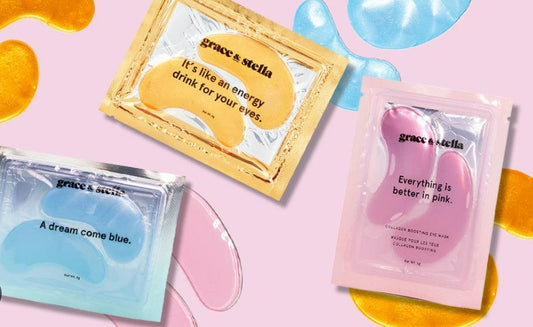 Grace & Stella Mascarilla galardonada para debajo de los ojos que reduce las ojeras