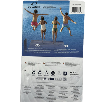 Gafas de natación Oceanic de talla única, paquete de 3 (L/XL)