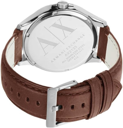 A|X ARMANI EXCHANGE - Reloj de cuarzo para hombre, de acero inoxidable, de vestir