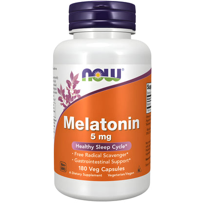 Melatonina 5mg ,  tabletas/cápsulas - Now