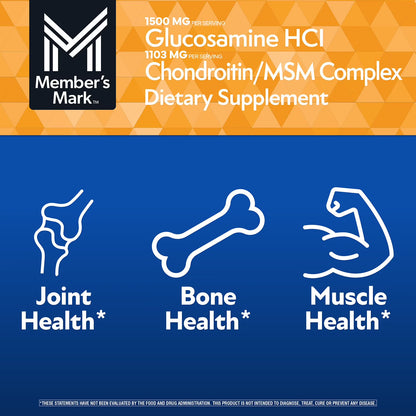 Glucosamina Chondroitin SMS 220 tabletas - MEMBER S MARK