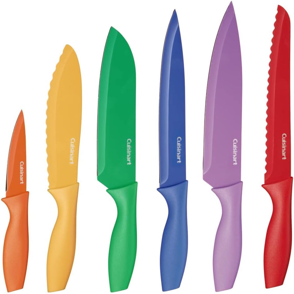 Cuisinart Colección Juego de 12 Cuchillos, Multicolor Advantage-Cutlery-Set, Multicolor