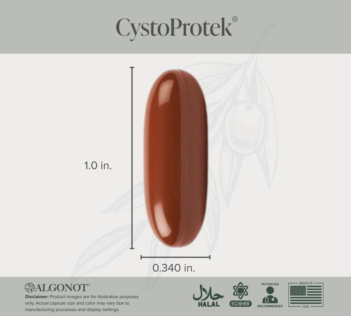 CystoProtek - Fórmula patentada que promueve la salud de la vejiga, 90 softgels