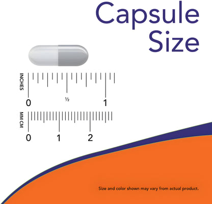 NOW L-Theanine 200 mg con inositol 60 Capsulas.