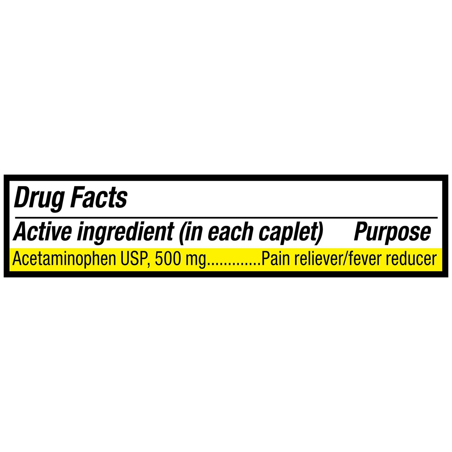 Equate - Analgésico de Fuerza Extra Acetaminofén 500 Mg, 100 caplets