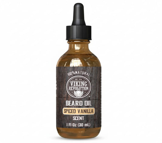 Aceite de barba Viking Revolution para hombres - Vainilla - 30ml