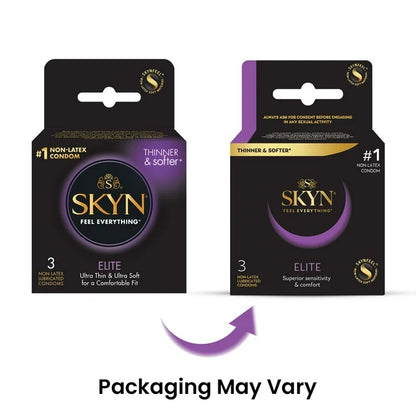 SKYN Elite - Preservativos ultrafinos y lubricados sin látex