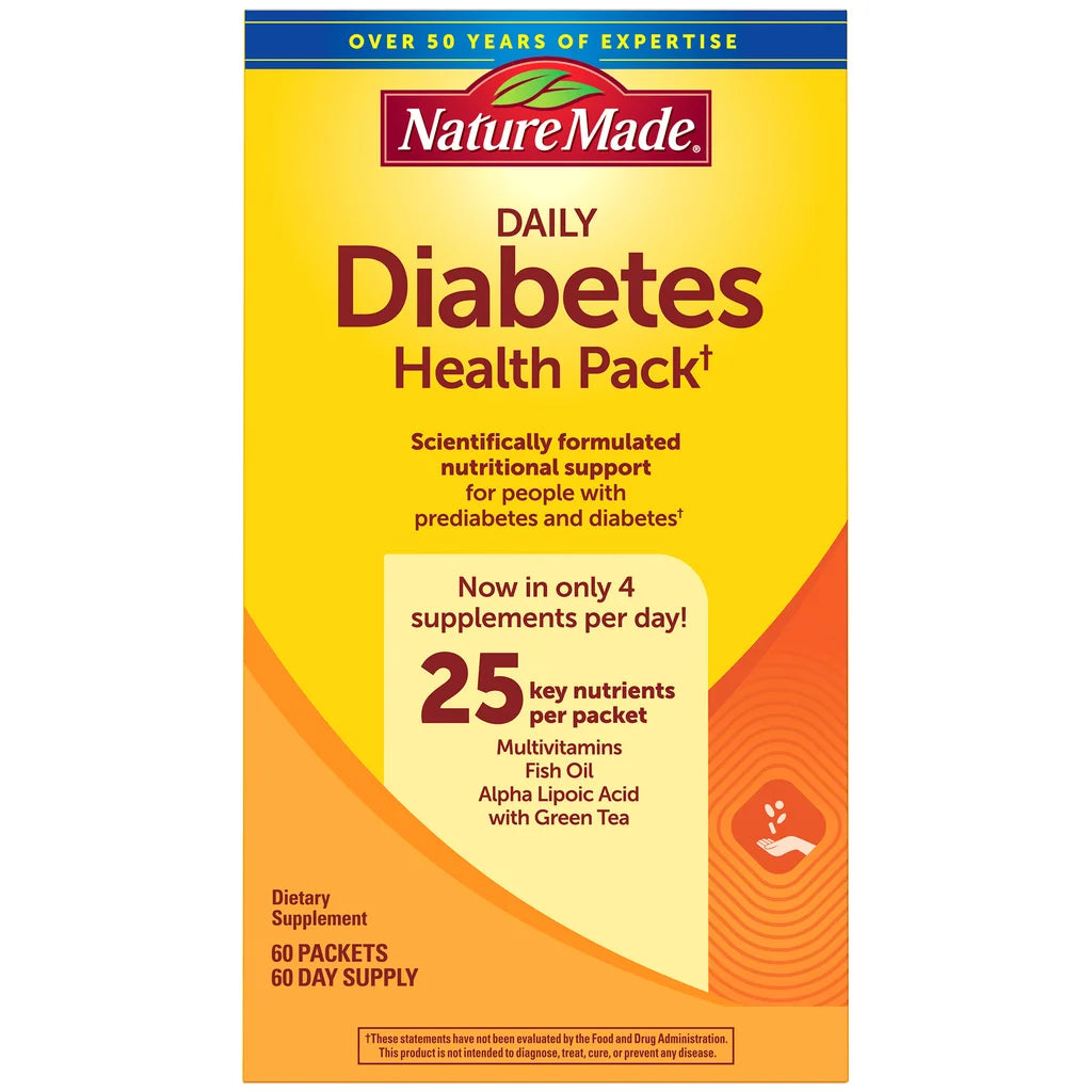 Nature Made Diabetes Health Pack, 60 Paquetes