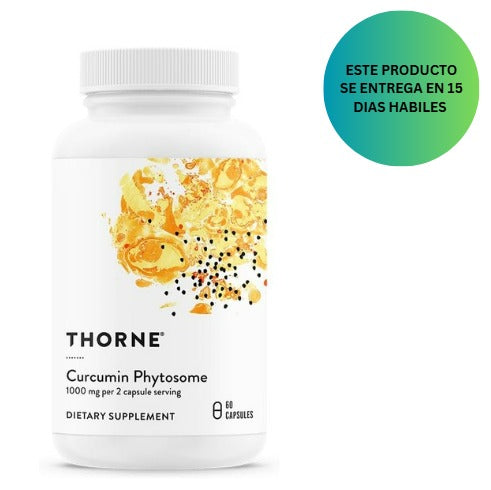 THORNE - Fitosoma de curcumina 1000 mg per 2 capsule Serving (Meriva-SF), 60 Capsulas