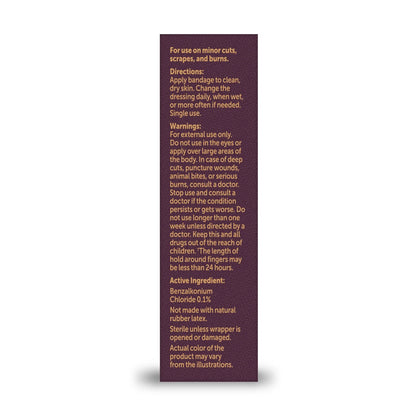 Equate Vendajes de tela  Flexibles antibacterianos  2cm x 7 cm , 30 unidades .