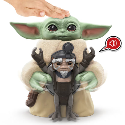 Figura de acción electrónica Star Wars Huggin' Grogu, juguete de Star Wars (16,5 cm), para mayores de 4 años.