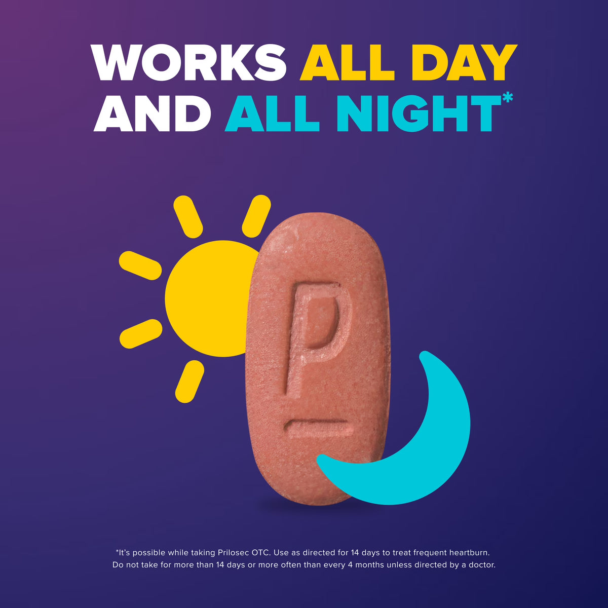 Prilosec OTC, Omeprazol 20 mg para la acidez estomacal, 42 tabletas