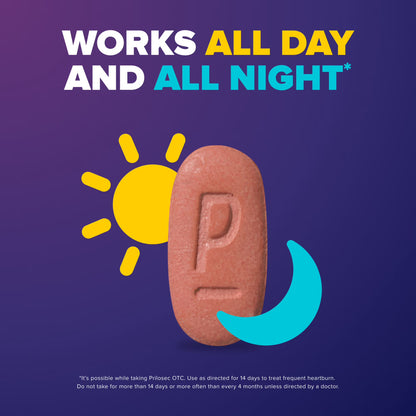 Prilosec OTC, Omeprazol 20 mg para la acidez estomacal, 42 tabletas