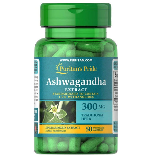 Puritan 's Pride Ashwagandha 300 MG-50 Cápsulas