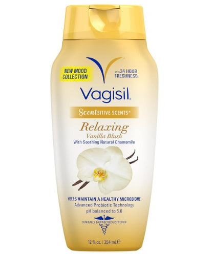 Vagisil Scentsitive Scentsitive Scents Relaxing Mood Vanilla Blush, 354ml