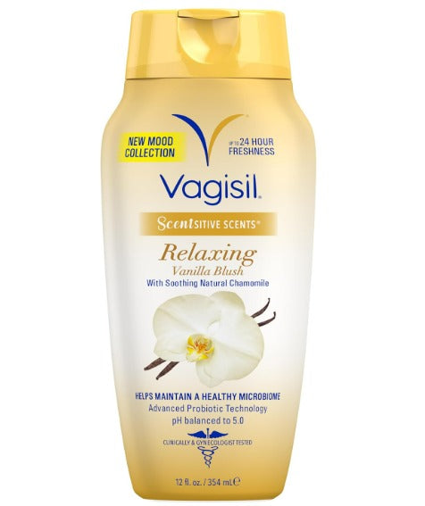 Vagisil Scentsitive Scentsitive Scents Relaxing Mood Vanilla Blush, 354ml