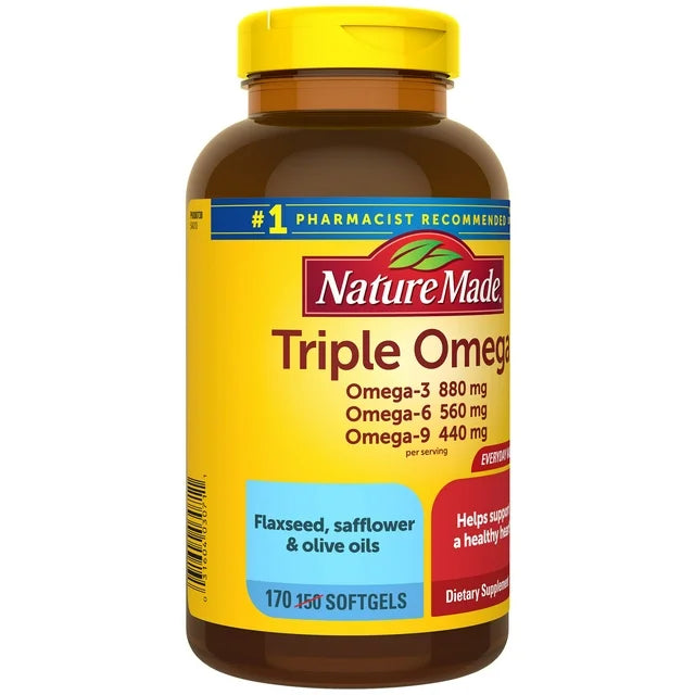 Nature Made Triple Omega 170 Count