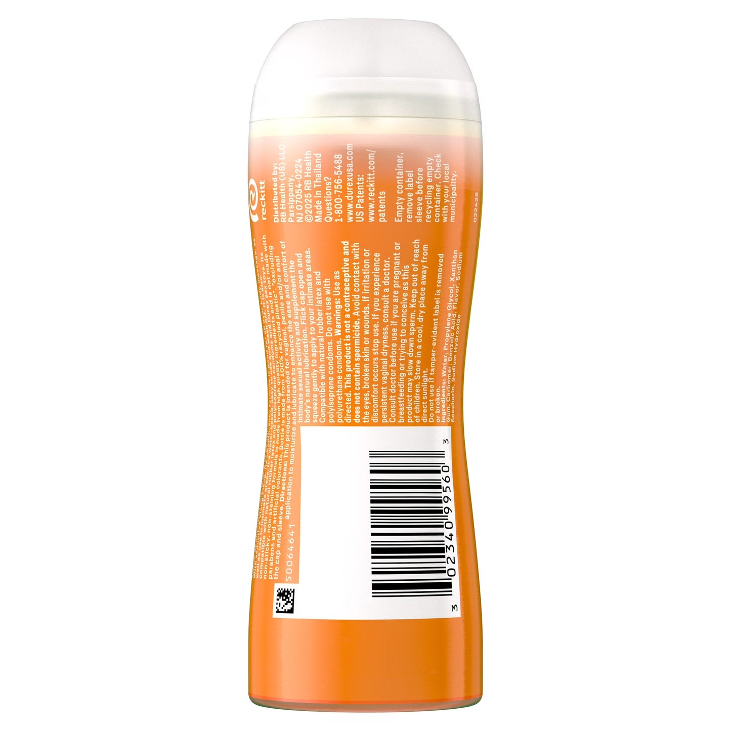 Durex Touch & Play- Lubricante personal a base de agua  para sexo, masaje y placer, Ylang Ylang, 200ml