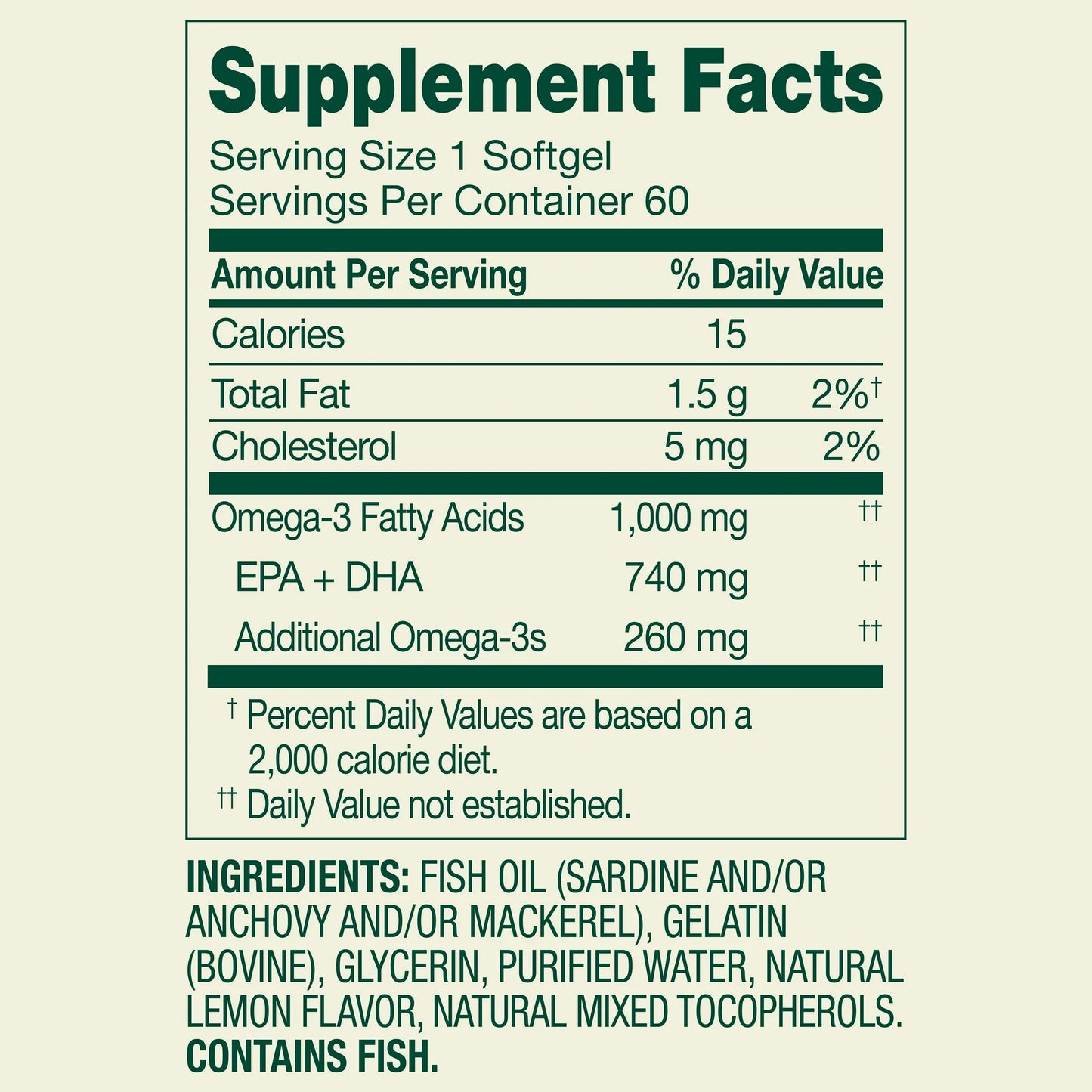 Spring Valley Proactive Support Omega-3, 1000 mg, Cápsulas Blandas