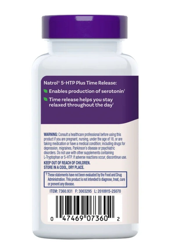 5 HTP Plus  Natrol   100 mg. Mood + Relaxation  - 150 Tabletas