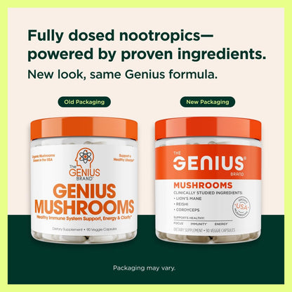 Genius Mushroom 90  Capsulas - The Genius Brand
