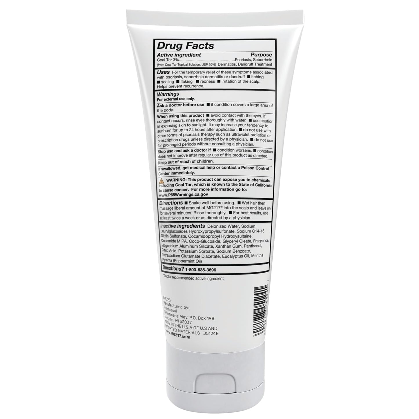 MG217 Shampú para la Psoriasis con alquitrán de hulla 240ml