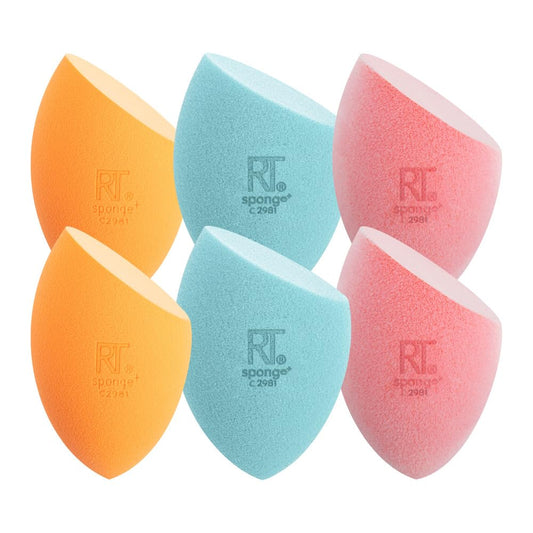 Real Techniques Surtido de esponjas para mezclar para maquillaje, paquete de 6