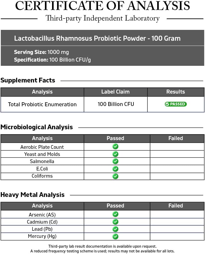 Vitamatic Lactobacillus Rhamnosus - Apoyo para la salud digestiva - 100 gr