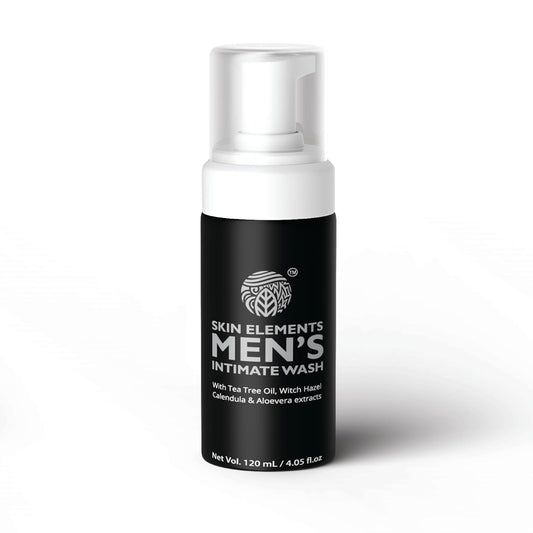 Skin Elements Lavado íntimo para hombres con aceite de árbol de té,  120ml