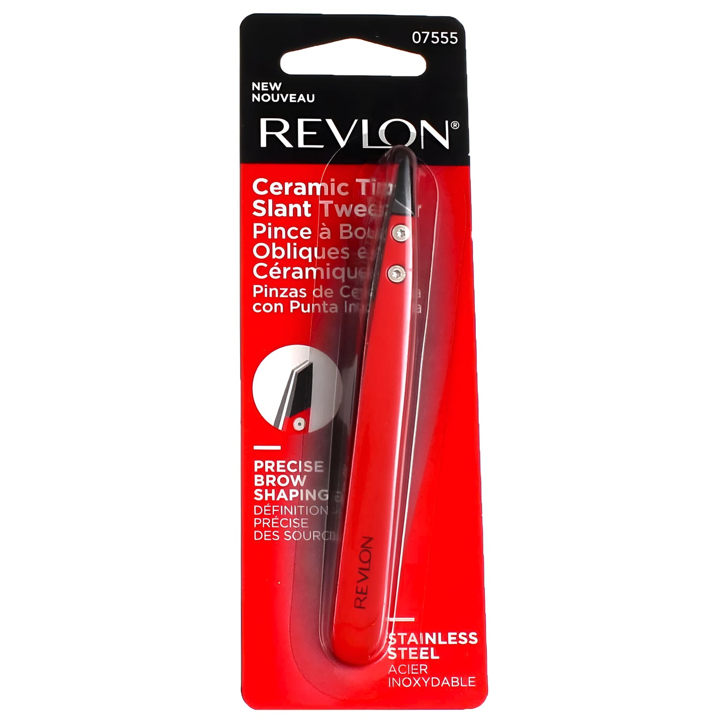 REVLON Pinza inclinada de punta de cerámica